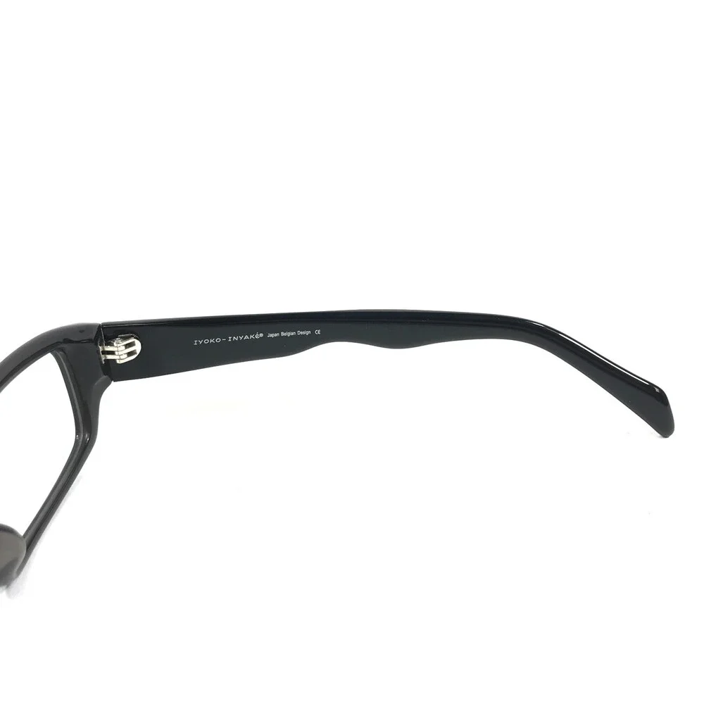 Iyoko-Inyake Eyeglasses Frames IY 260 COL.22 Black Grey Rectangular 56-17-140